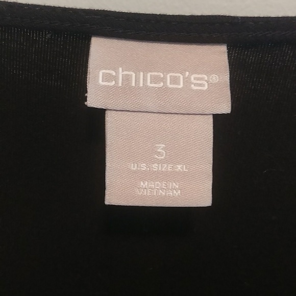 Chico's 3 Swoop Neck Tunic Top - Picture 5 of 9